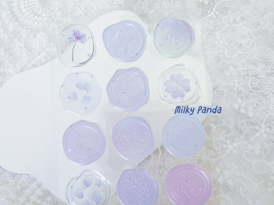 Wax Seal Look Stamped Sticker