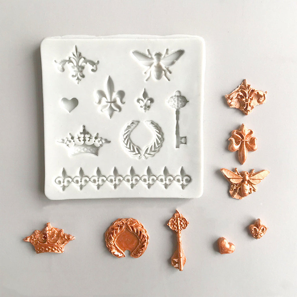 Vintage Baroque Fondant Mould