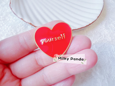 Love Yourself Heart Pin