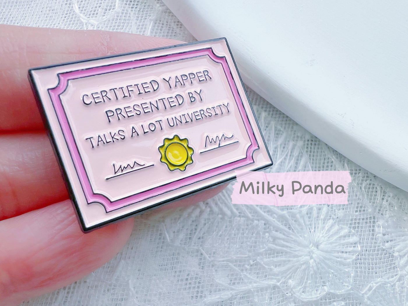 Certified Yapper Pin