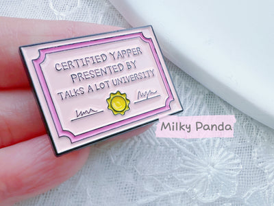 Certified Yapper Pin