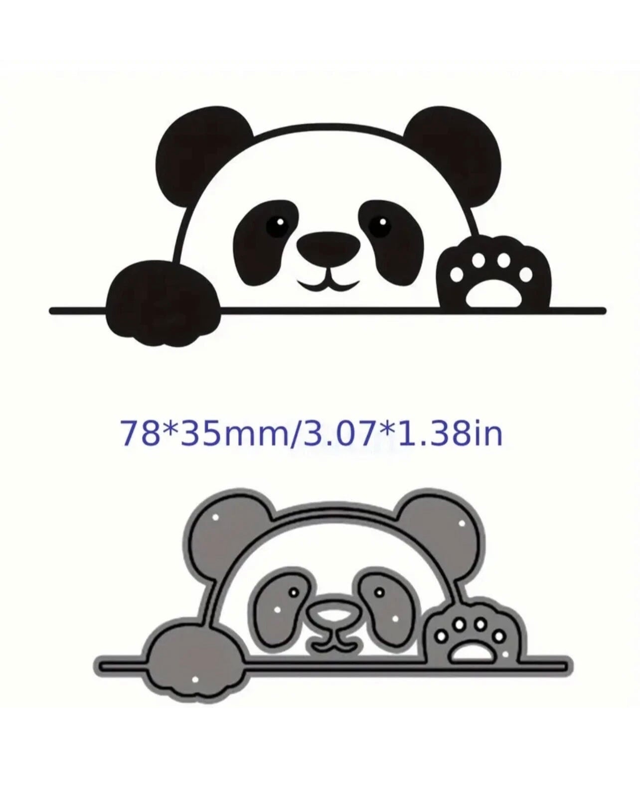Panda Cutting Die
