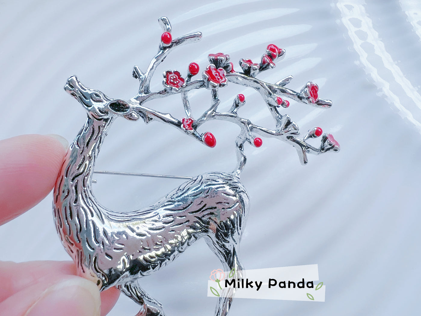 Reindeer Brooch