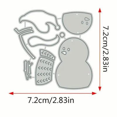 Snowman Cutting Die