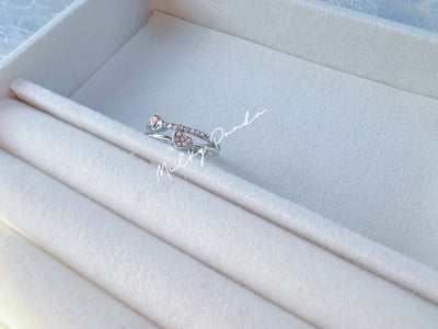 Rhinestone Heart Ring