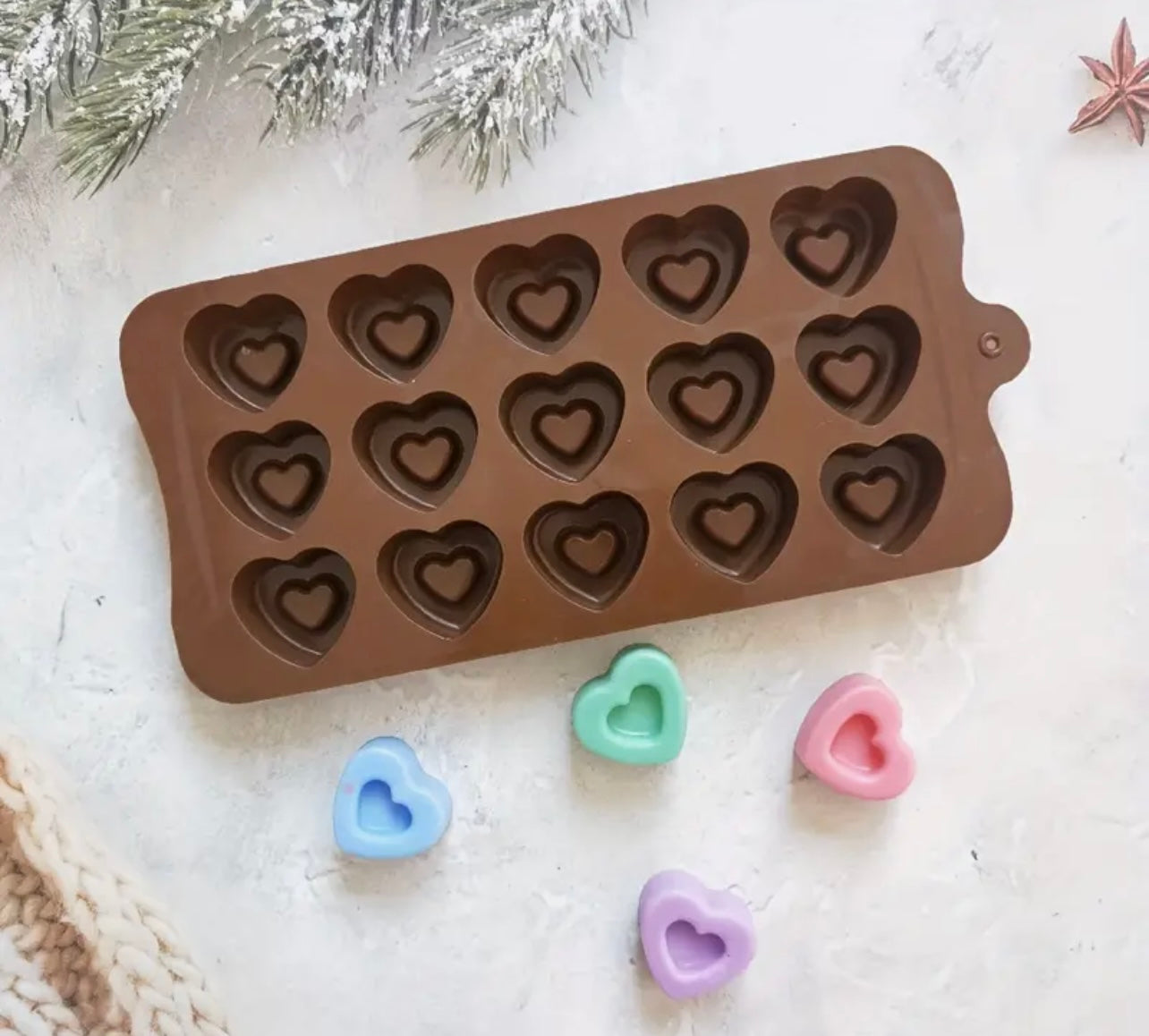 Hearts Chocolate Mould