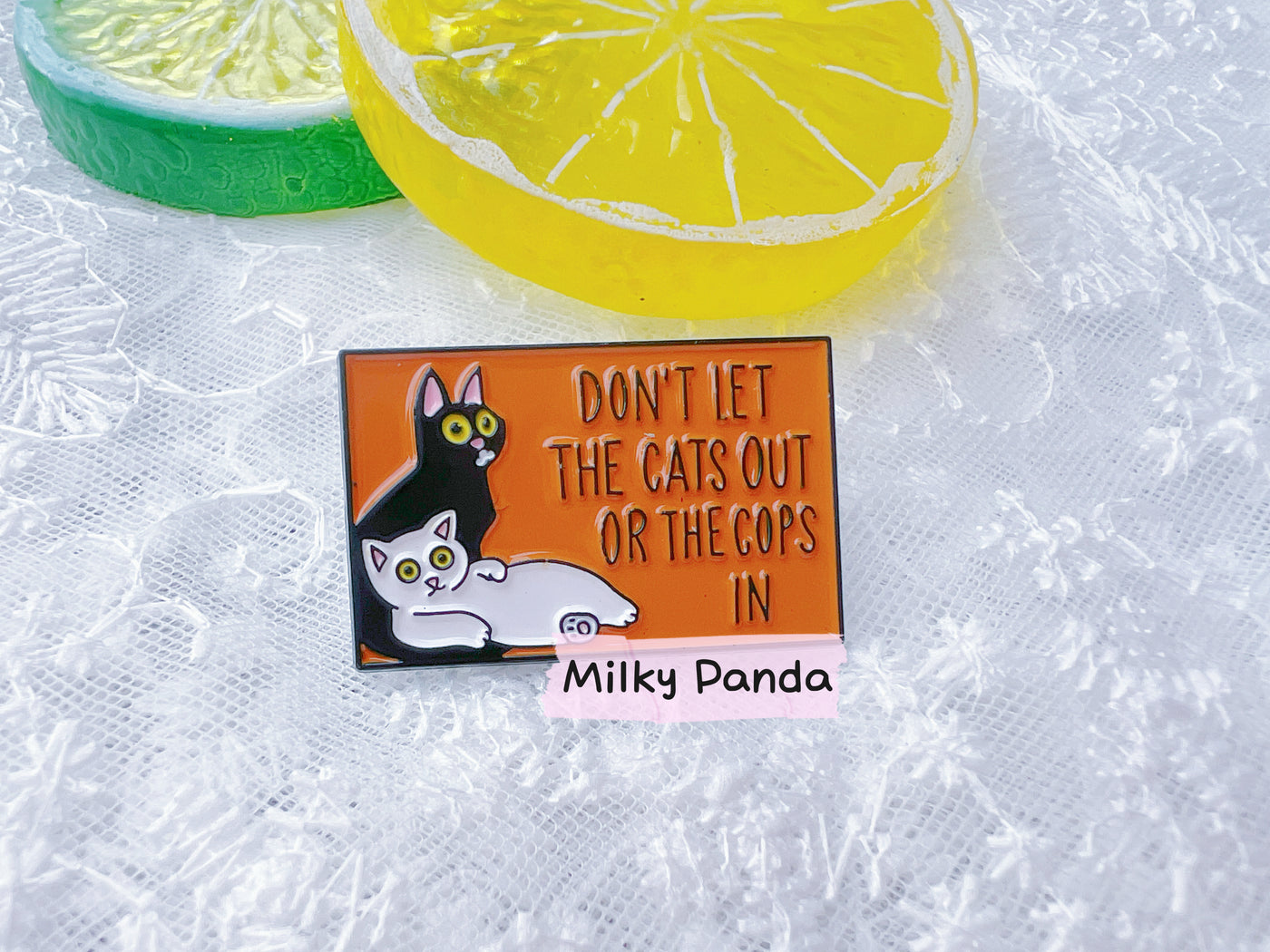 Don't Let Cat Out - Cat Pin