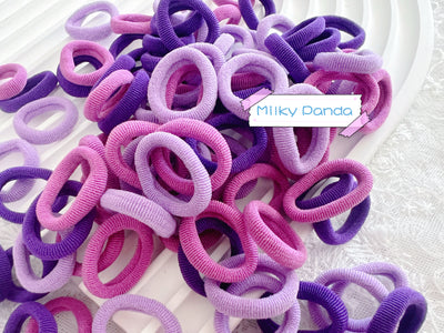 Kids Hair Ties - Purple