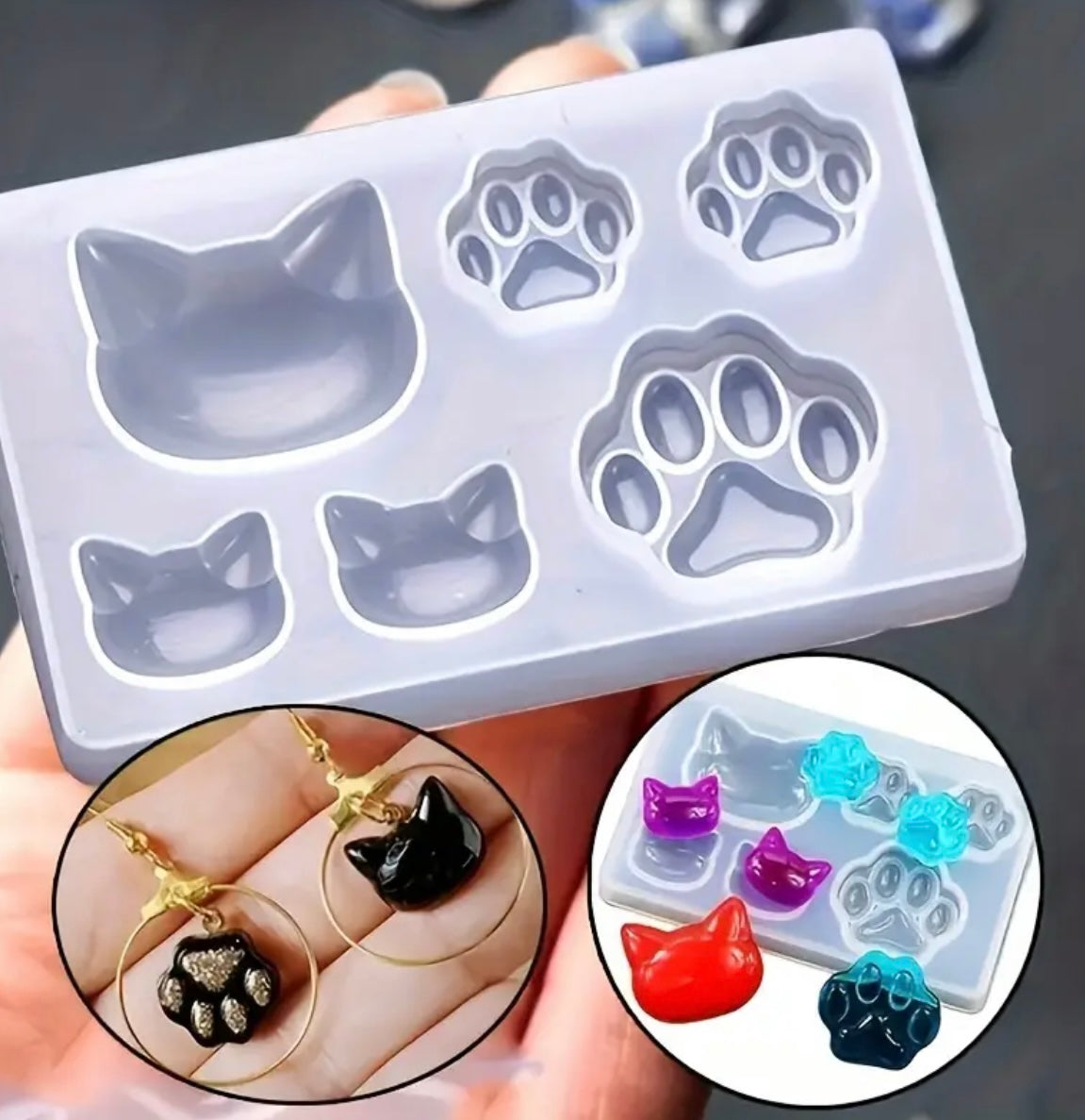 Cat Paw Resin Mould