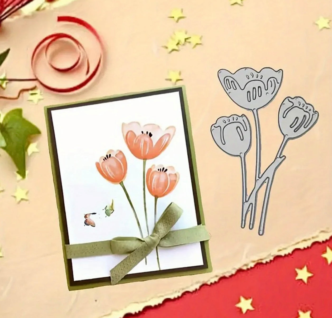 Poppy Flower Cutting Die