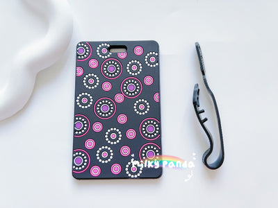 Pattern luggage tag
