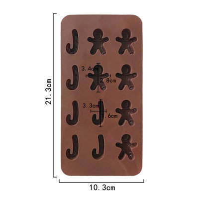 Christmas Gingerbread Man Chocolate Mould