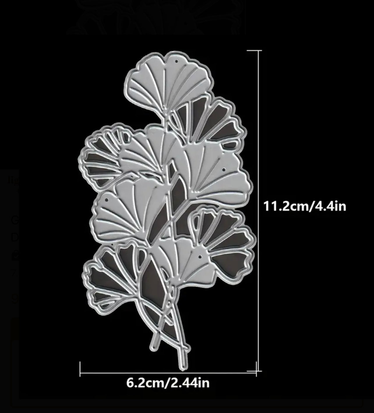 Ginkgo Biloba Flower Cutting Die
