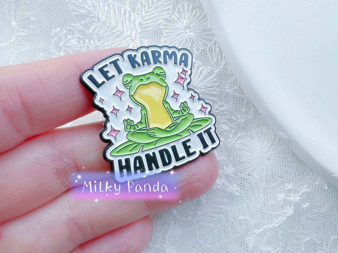 Let Karma Handle It Pin