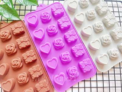 Rose Silicone Chocolate Mould 