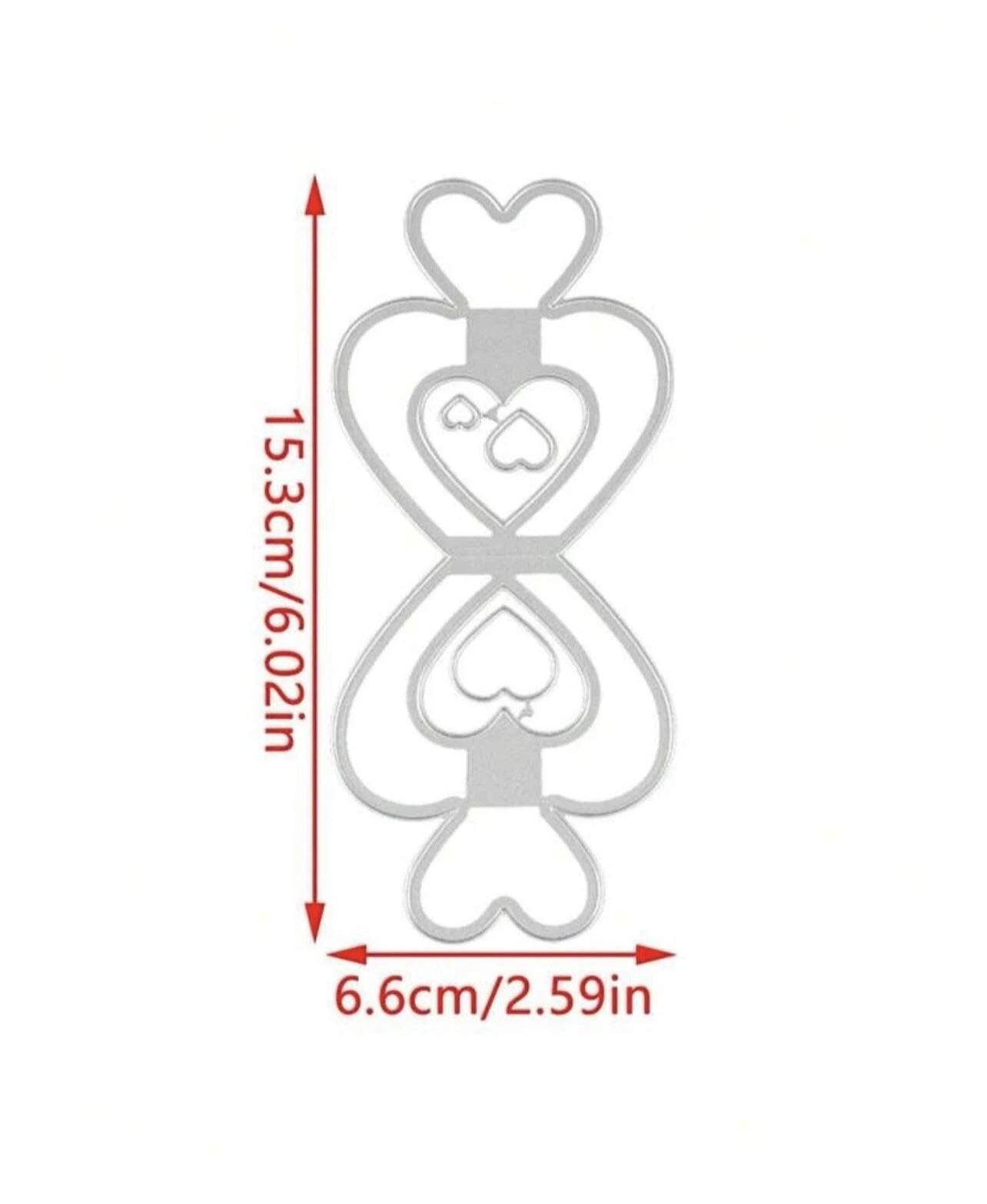 Heart Shape Box Cutting Die