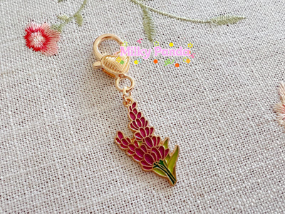 Flower Keyring Charm