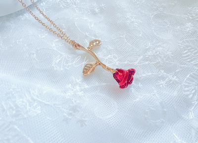 Red Rose Necklace