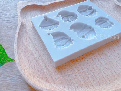 Christmas Santa Silicone Fondant Mould
