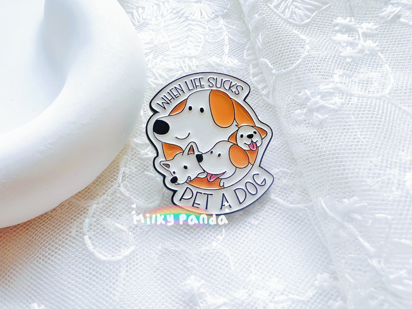 Cute Puppy Pin