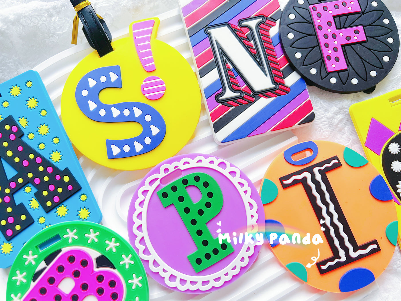 Initial Letter Luggage Tag