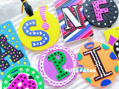 Initial Letter Luggage Tag