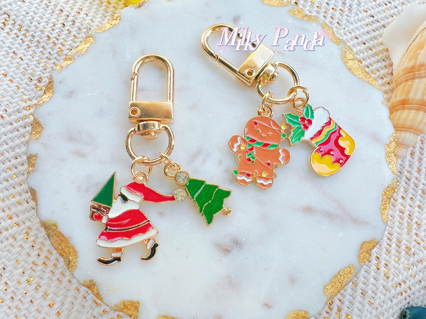 Christmas Theme Keyring