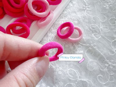 Kids Hair Ties - Red
