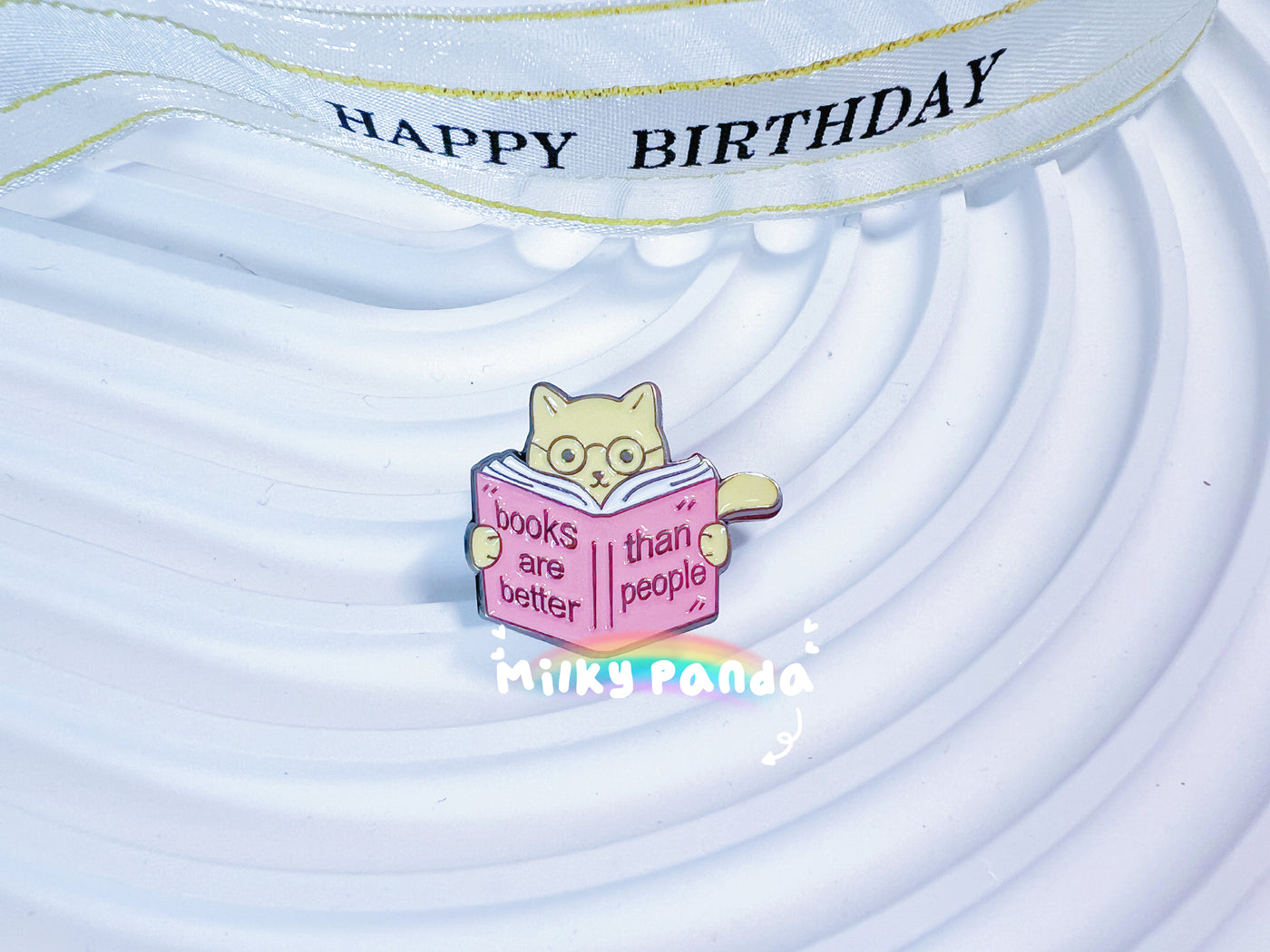 Book Lover Pin