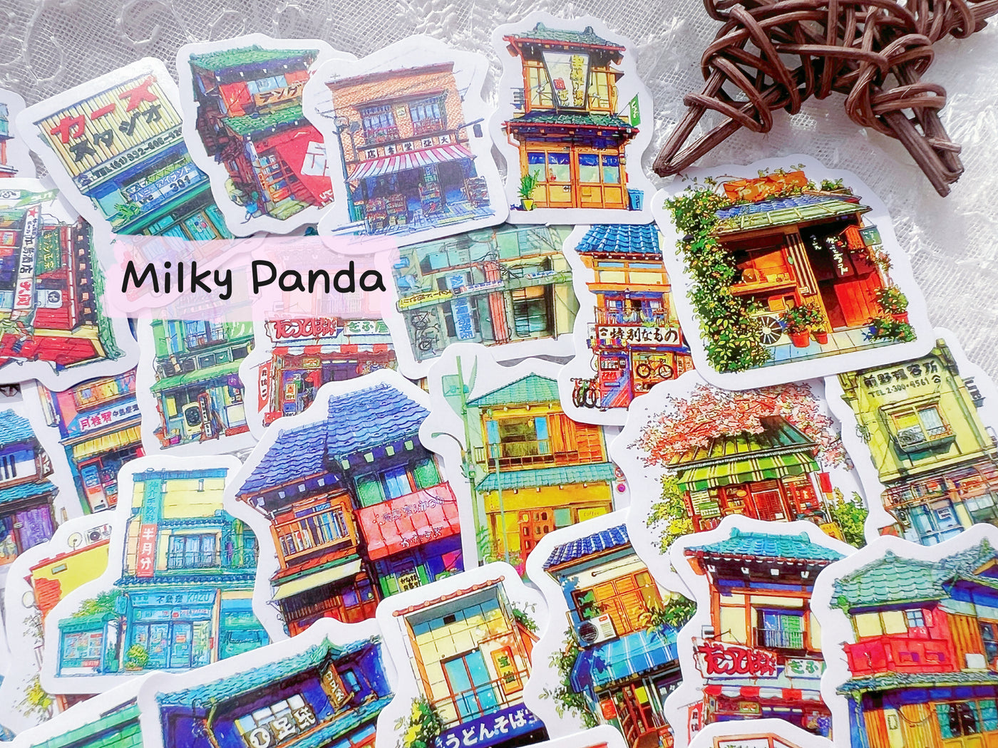 Japanese Store Vinyl Stickers