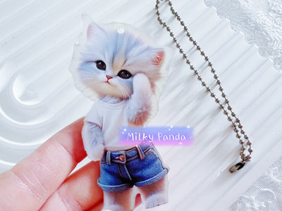 Cat Keyring Charm