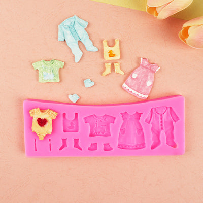 Baby Clothes Fondant Mould