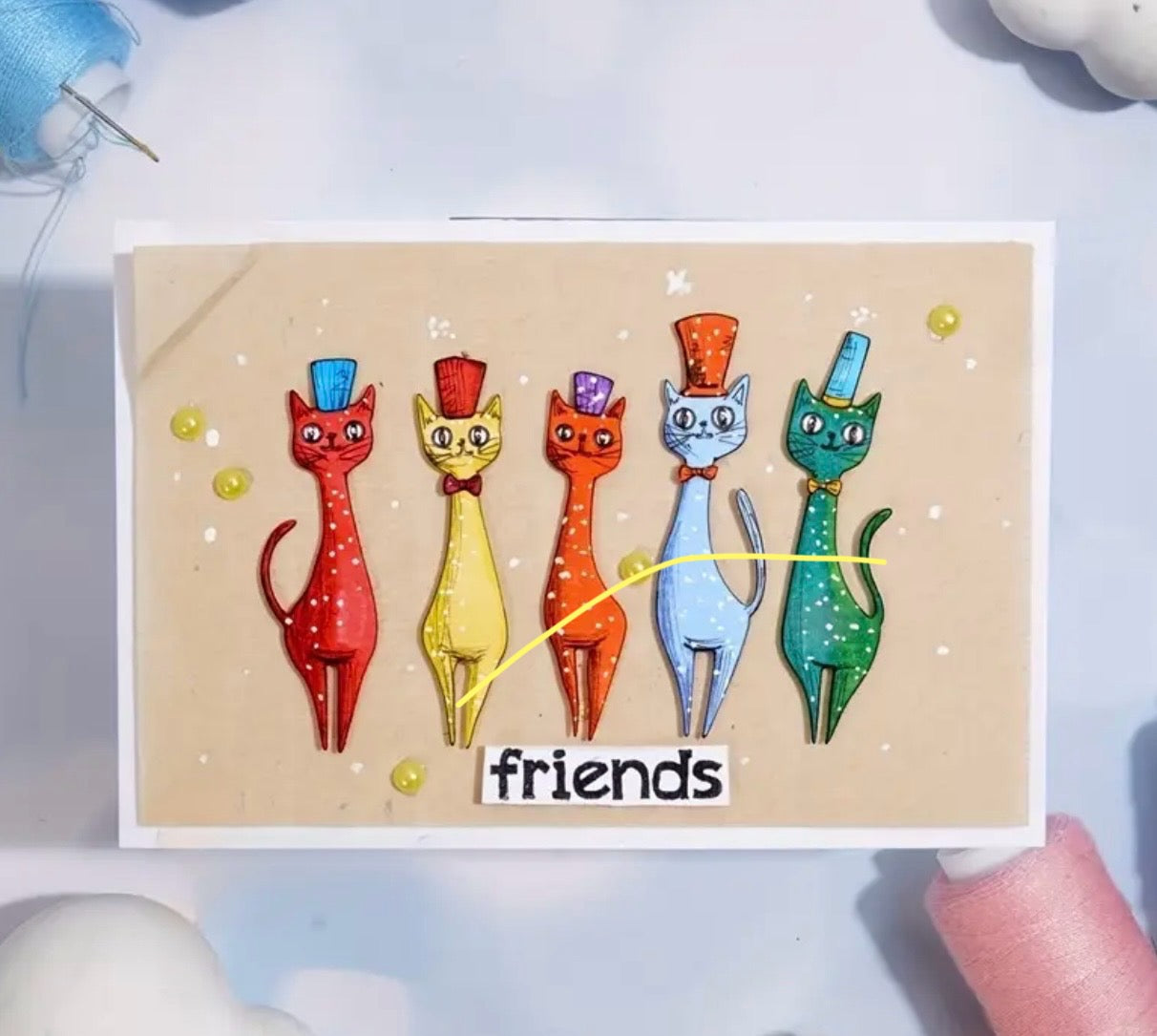 Cats Cutting Die