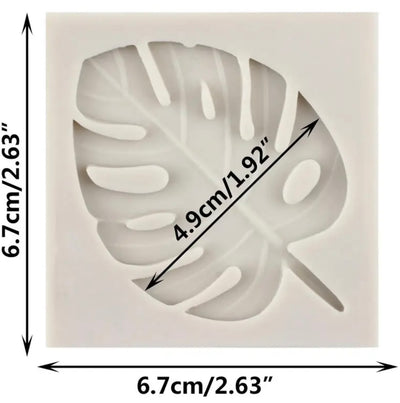 Tropical Monstera Leaf Silicone Mould