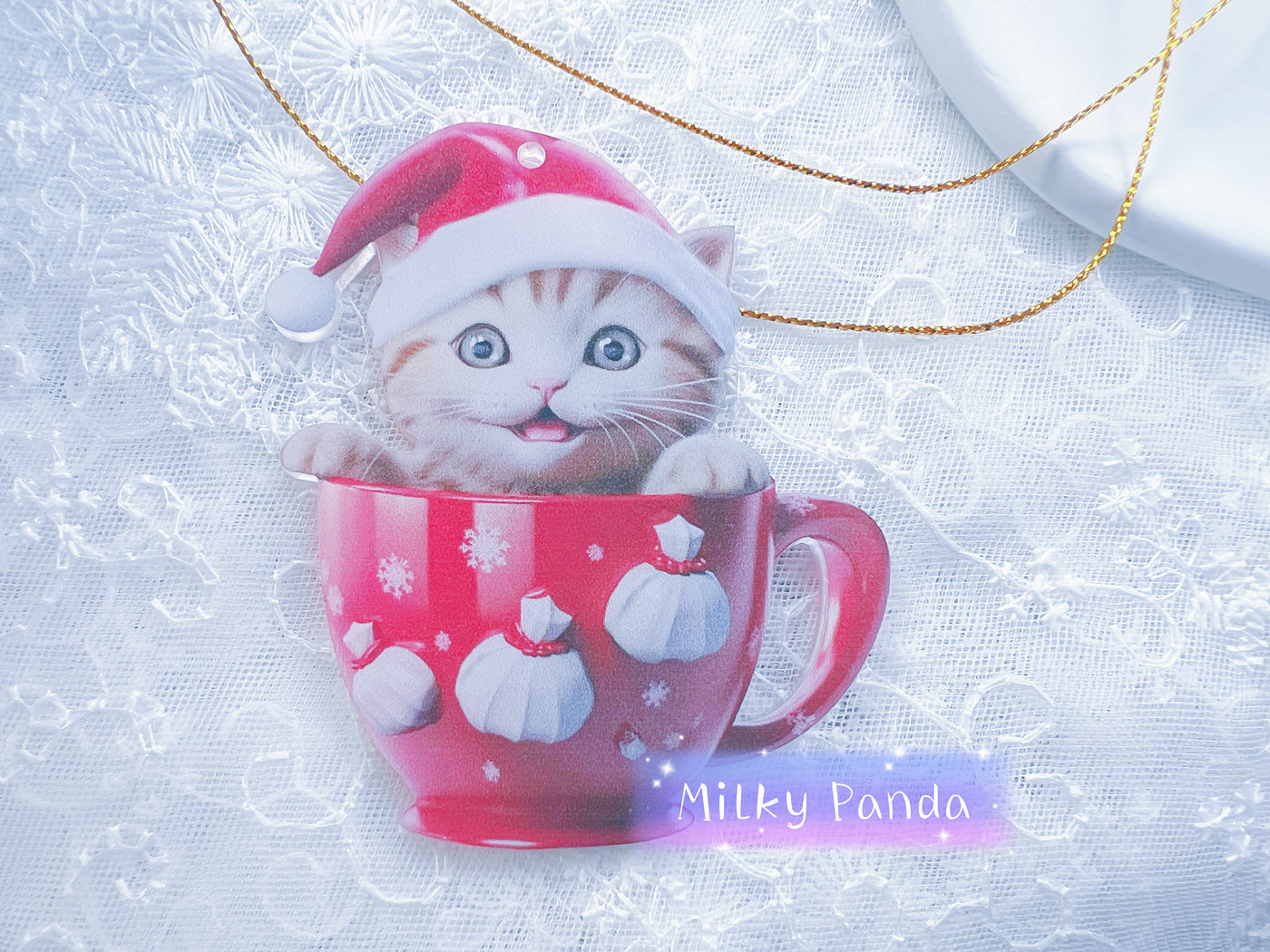Christmas Cat Charm