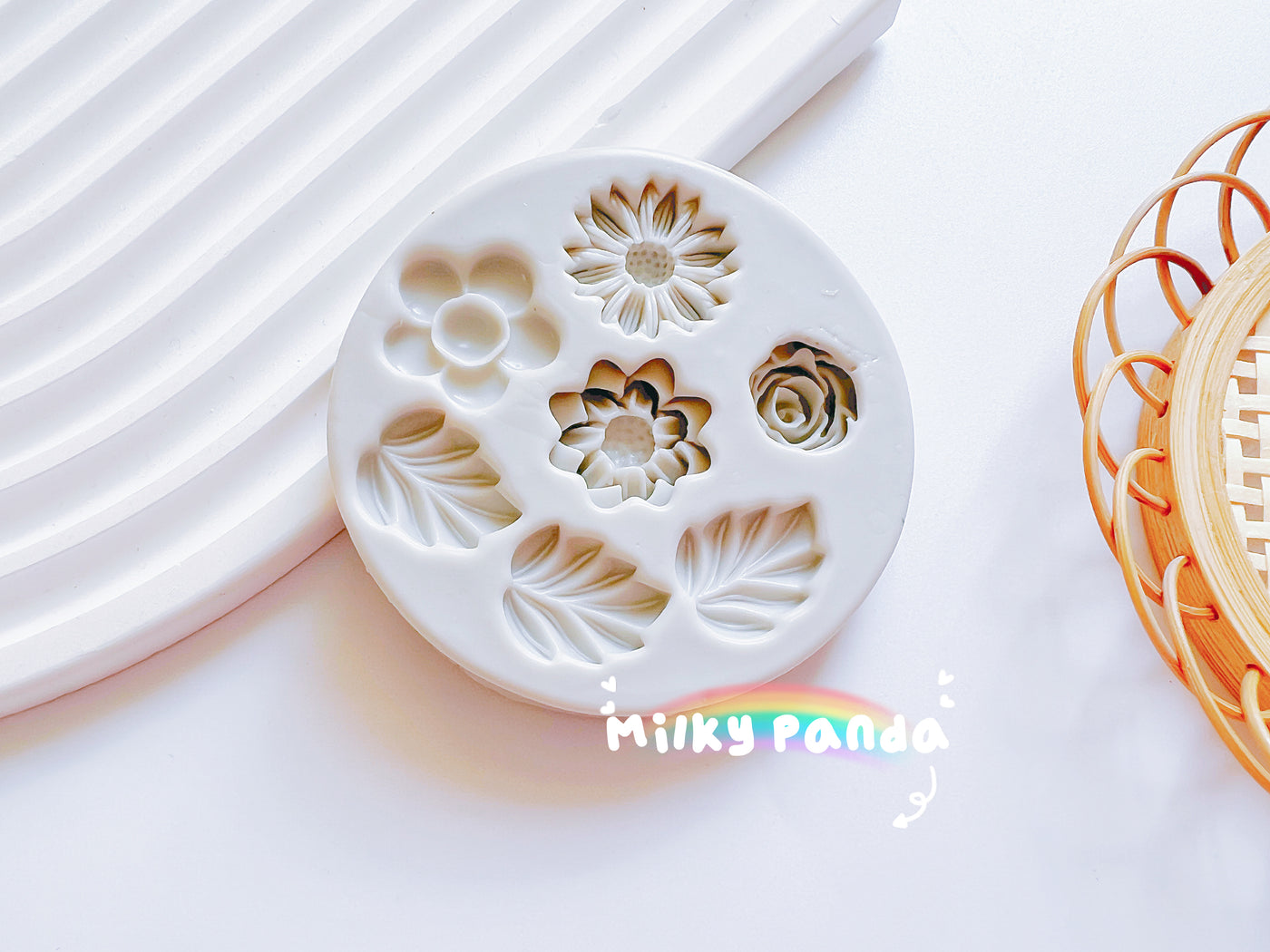 Leaves fondant mould