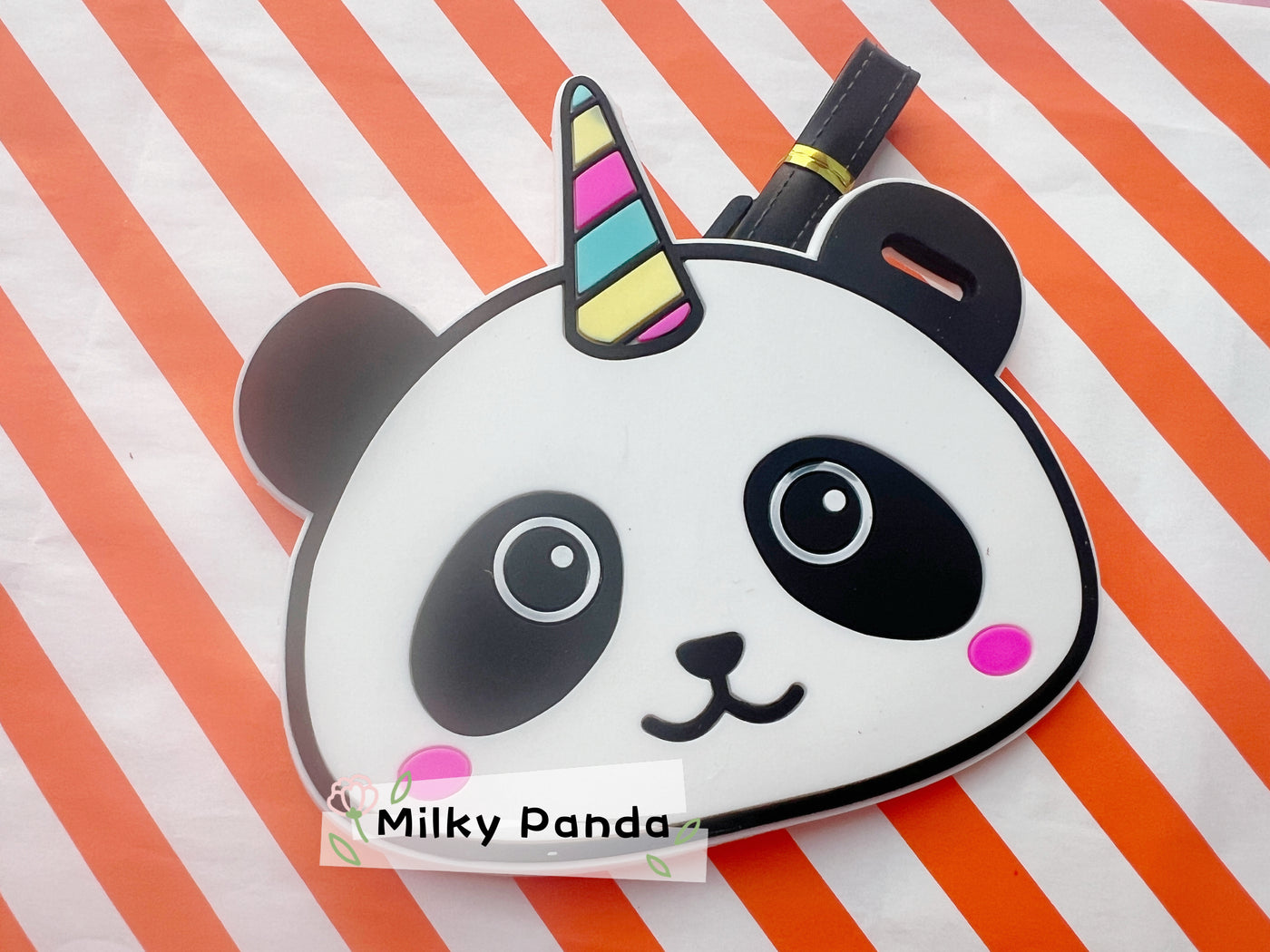 Panda Luggage Tag
