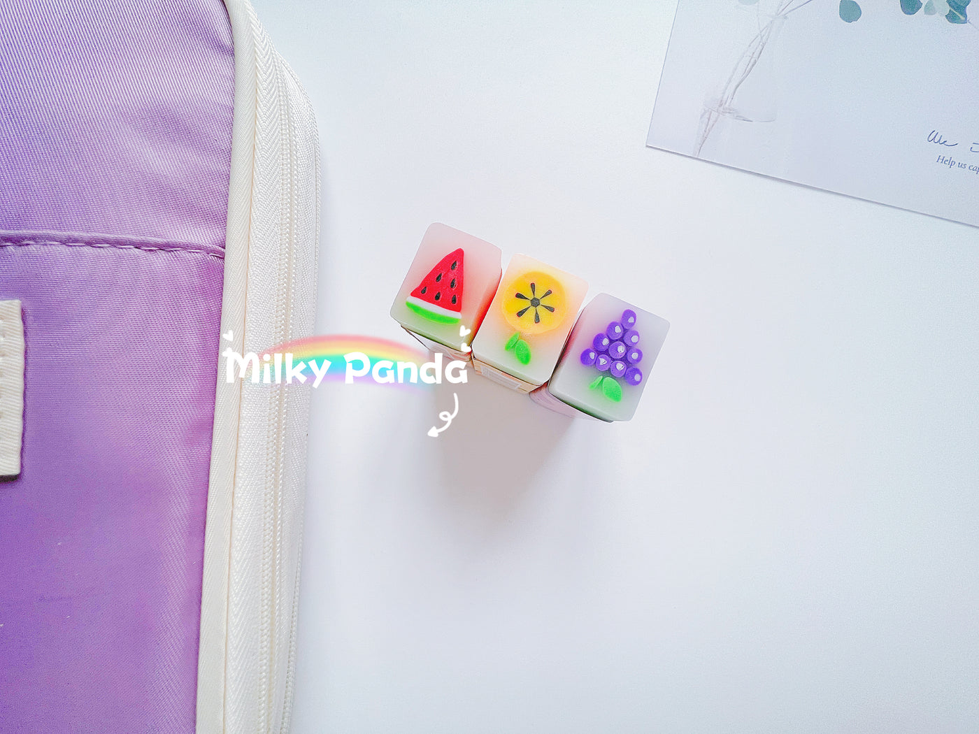 Fruit Scented Erasers