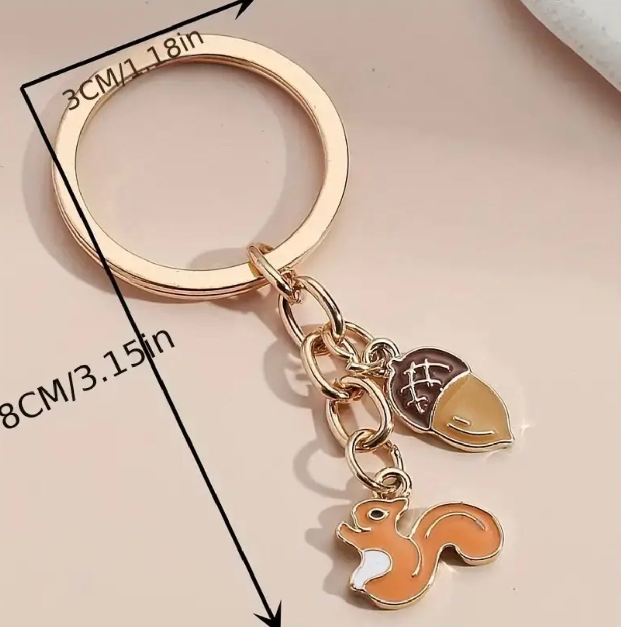 Squirrel Keyring