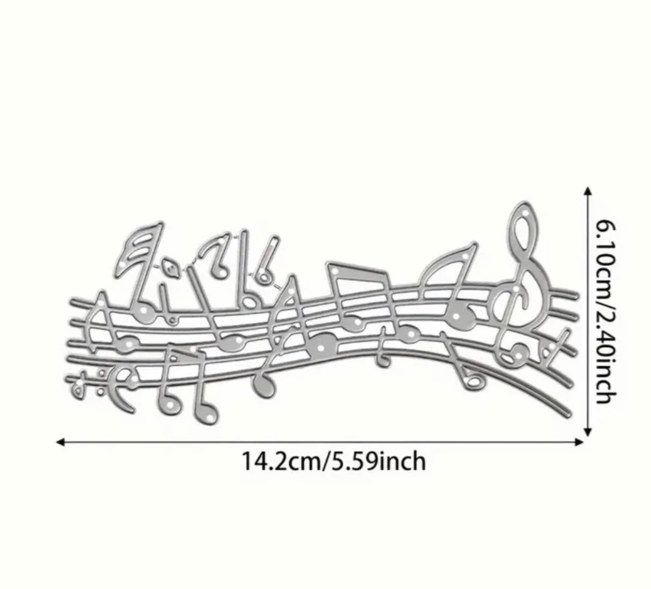 Musical Notes Cutting Die
