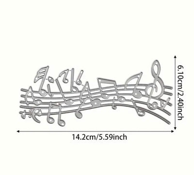 Musical Notes Cutting Die