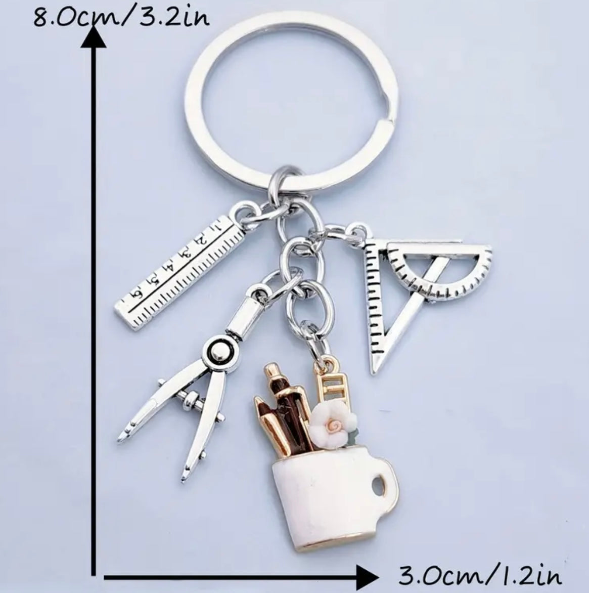 Maths Tool Keyring