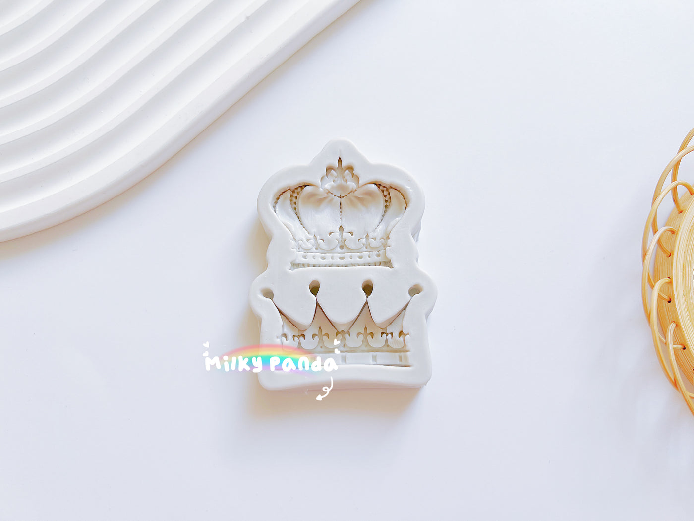 Crown fondant mould 