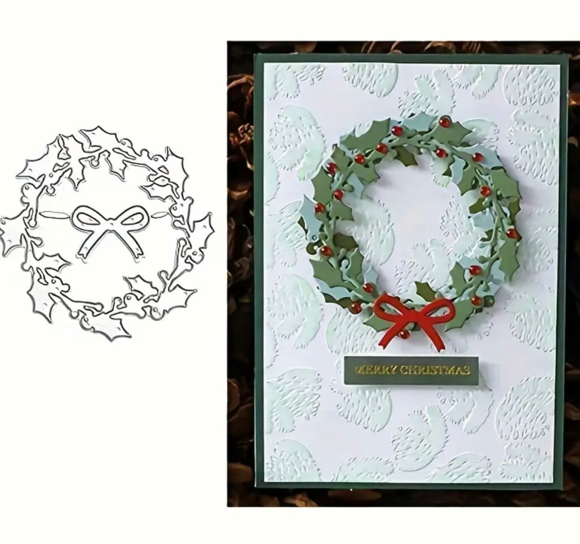 Christmas Wreath Cutting Die