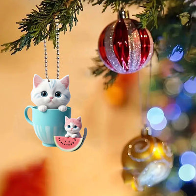 Cat Keyring Charm