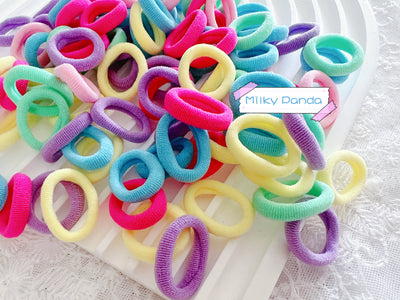 Kids Hair Ties - Bright Rainbow