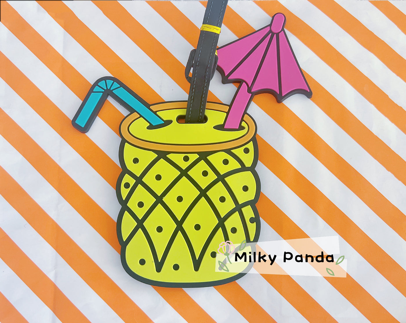 Cocktails luggage tag