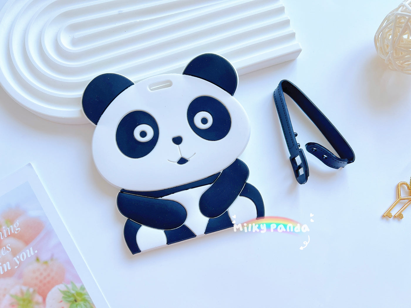 Panda Luggage Tag