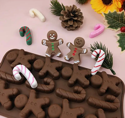 Christmas Gingerbread Man Chocolate Mould