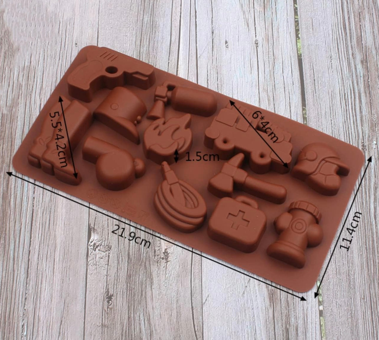 Fireman Silicone Mould
